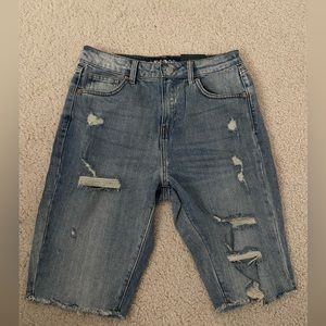 Wild Fable Women's Light wash Biker Shorts